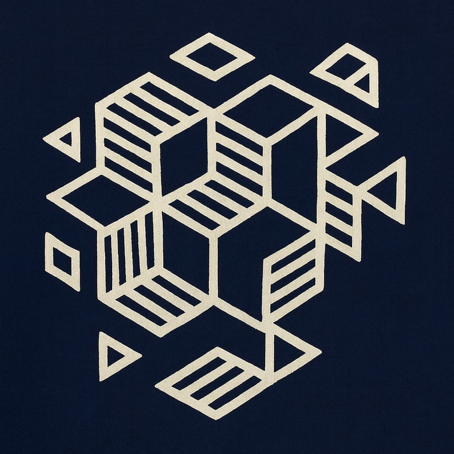 INSIGNIA Grid Tee – Navy