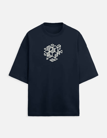 INSIGNIA Grid Tee – Navy